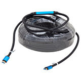 FULLY G-508B 40 METRE DÜZ SİYAH ÇİPSETLİ + ÇİFT FİLTRELİ HDMI KABLO