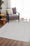 Enti Akik 8609 Gri Halı Kilim Salon Mutfak Kesme Yolluk Dokuma