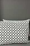 Zincir Desenli 2 Adet 50x70 cm Fermuarlı Yastık Kılıfı