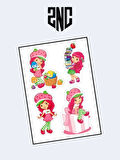 Strawberry Shortcake (Çilek Kız) Boyama Kitabı (20 TAM SAYFA RESİMLİ BOYAMA KİTABI)