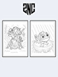 Rapunzel Boyama Kitabı (20 Tam Sayfa Resimli Boyama Kitabı) (+1 Sayfa Sticker)