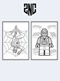 Spiderman Boyama Kitabı (20 Tam Sayfa), Maske Hediyeli (+1 Sayfa Sticker)