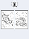My Little Pony Boyama Kitabı (20 Tam Sayfa), (Toca Boca ve Sticker Hediyeli)