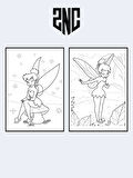 Tinkerbell Boyama Kitabı (20 Tam Sayfa), (Sticker Hediyeli)