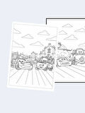 Arabalar (Cars) Boyama Kitabı (20 Tam Sayfa), (Sticker Hediyeli)