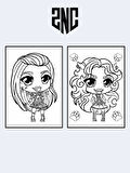 Monster High Toca Boca Boyama Kitabı (20 Tam Sayfa)