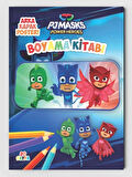 Pijamaskeliler Çocuklar İçin Boyama Kitabı (20 Tam Sayfa Resimli Boyama Kitabı)