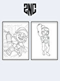 Subway Surfers Temalı Çocuklar Için Boyama Kitabı (20 TAM SAYFA RESİMLİ BOYAMA KİTABI)
