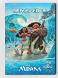 Moana Temalı, Çocuklar Için Boyama Kitabı (20 TAM SAYFA RESİMLİ BOYAMA KİTABI)