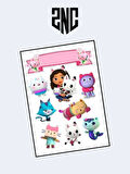 Gabby'nin Hayal Evi Boyama Kitabı (Sticker Hediyeli) (20 TAM SAYFA RESİMLİ BOYAMA KİTABI)