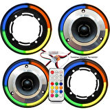 Pixel Ledli 10cm Tweeter Kapak 4adet
