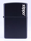 Zipoo Black Matte Classic Logo Lazer
