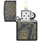 Zippo Topo Map Dizayn Çakmak