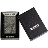 Zippo Topo Map Dizayn Çakmak
