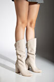 Zora Körüklü Topuklu Çizme