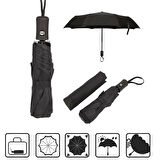 Microcase Unisex Tam Otomatik 8 Telli Rüzgar Korumalı Rüzgarda Kırılmayan Su Geçirmez Dayanıklı Şemsiye AL4663