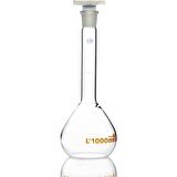 Cam Balon Joje 1000 ml - Plastik Tıpalı - 100 % Borosilikat Cam
