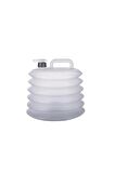 Katlanır Bidon 10 Litre Plastik Damacana - BPA İçermez - Kapak ve Musluk Aparatlı