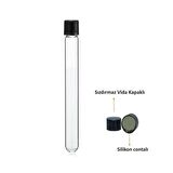 Cam Deney Tüpü 16x160 mm - 20 Adetlik Set - Hacim: 21ml - Isıya Dayanıklı
