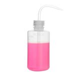 Piset 250 ml - Yıkama Şişesi - Şeffaf -  PE Plastik - Kolay ve Rahat Kullanım - Kuğuboynu Tasarım
