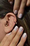 Zirkon Halka Piercing Tragus Helix Kıkırdak Küpesi