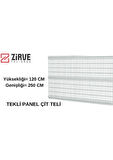 120 x 250 cm Panel Çit Teli