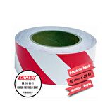 BR2406001 FOSFOR BANT CAPRAZ 5CMX25M KIRMIZI/BEYAZ