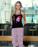 Berrak Kadın Kalp Baskılı Takım 2462