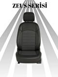 Honda Civic FB7 Araçlara Uyumlu Oto Koltuk Kılıfı Seti - Keten Deri Detay - Zeus Model