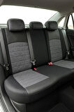 Seat Toledo Araçlara Uyumlu Oto Koltuk Kılıfı Seti - Keten Deri Detay - Zeus Model