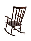 Dakota Rocker Amerikan Retro Ahşap Sallanır Sandalye