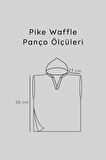 Luckka Pike Çocuk Panço & Bornoz Waffle Kumaş - ZTPNÇ00