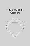 Luckka %100 Pamuk Bebek Havlu Kundak Banyo Havlusu - ZTKUNDAK