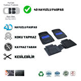 Subaru XV 2015 UYUMLU HAVUZLU ÜNIVERSAL YENİ NESİL PLUS PASPAS SİYAH - MAVİ