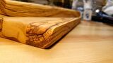F&S WoodArt 2 Li Set Zeytin Ağacı Doğal Ahşap Kesme ve Sunum Tahtası