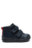 GT08 Kifidis-Kids İlk Adım Unisex Çocuk Deri Ayakkabı 21-25-21 - Lacivert Deri