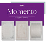 Royal Halı Momento ZV07A Krem Vizon Akrilik Yumuşak Dokulu Retro Motifli Halı