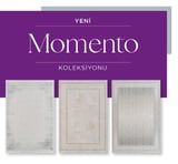 Royal Halı Momento ZV08A Krem Gri Akrilik Yumuşak Dokulu Modern Halı