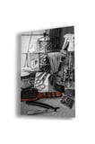 Kırılmaz Cam Berber Tablo