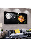 Spagetti 100 X 50 Cm Saatli Kanvas Tablo