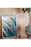 TÜY DESENLİ METAL ÇERÇEVELİ TABLO