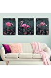 Flamingo Mdf Tablo Ve Saat Kombin