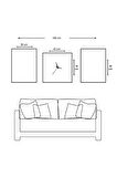 Flamingo Mdf Tablo Ve Saat Kombin