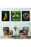 Flamingo Mdf Tablo Ve Saat Kombin