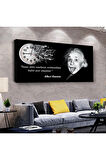 Albert Einstein 120 X 60 Saatli Kanvas Tablo