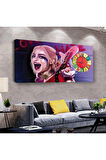 Harley Quin 120 X 60 Saatli Kanvas Tablo