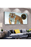 Kaplan 120 X 60 Saatli Kanvas Tablo