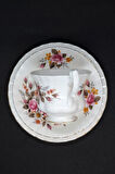Bone China Viktorya Dönemi Vintage Çay Fincanı 3 Parça 210 ml