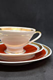 VBE Gehren Doğu Almanya Cmhuriyeti Vintage Çay Fincanı 3 Parça 210 ml