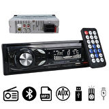Carstar Cs-107 Çift Usb/sd/fm/aux/bluetooth Kumandalı Oto Teyp 4x60 Watt